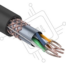 Кабель витая пара REXANT SFTP 4PR 24AWG, CAT5e, наружный (OUTDOOR), бухта 305 м