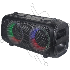 Колонка портативная Hyundai H-PS1030 черный/черный 40 Вт 2.0 BT 10м 3600mAh