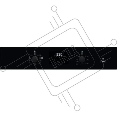 Встраиваемый электрический духовой шкаф ELECTROLUX EOD3C70TK