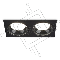 Светильник Ambrella light TN52344/2 SBK/GBK черный песок/черный глянец GX53 max 12W 220*115*25
