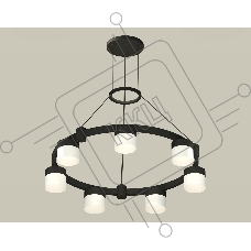 Светильник Ambrella light XR92051604/7 SBK/FR черный песок/белый матовый GX53 (A9205, C9238, N8402)