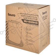 Шредер Buro Office BU-S1204D (секр.P-4)/фрагменты/12лист./21лтр./пл.карты/CD