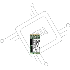 Накопитель SSD Transcend M.2 MTS430 SATA-III 256GB <TS256GMTS430S> 3D NAND TLC