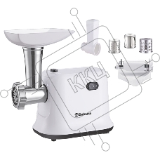 Мясорубка Sakura SA-6420STW 1500Вт реверс + компл нас