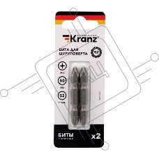 Бита для шуруповерта KRANZ PH2-PH2х50 мм (2 шт./уп.)