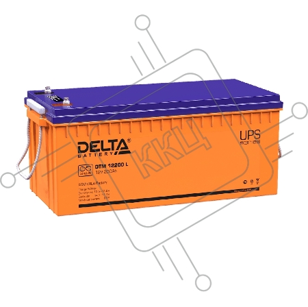 Батарея Delta DTM 12200 L (200 А\ч, 12В) свинцово- кислотный аккумулятор  
