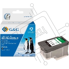 Картридж струйный G&G GG-PG-445XL-N (PG-445) черный (15 мл) для Canon PIXMA MG3040/2545S/2440/2940/2540/2540S;iP2840;MX494;TS204/3140/3440;TR4540/3340/4640