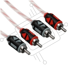 Межблочный RCA-кабель AURA RCA-C310MKII