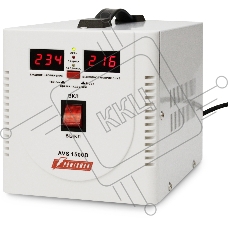 Стабилизатор напряжения Powerman AVS 1500D (1500ВА,12А,КПД 98%,циф. индикация вх./вых. напряж.)