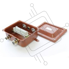 Коробка КЗНС-08 УХЛ1.5 IP65 с латунными сальниками ЗЭТА zeta30314