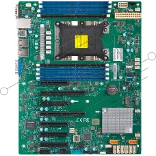 Серверная материнская плата Supermicro MBD-X11SPL-F-B, LGA 3647, Intel C621, 8xDDR4, 8xSATA, 1xM.2, 2xPCI-E 3.0 x8, 1xPCI-E 3.0 x4, 2xRJ45 1GbE, 8xUSB 2.0, 2xUSB 3.0, 1xVGA, ATX