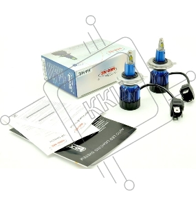 Лампа автомобильная светодиодная Sho-Me G5 Lite LH-H4 H/L H4 9-27В 24Вт (упак.:2шт) 5000K