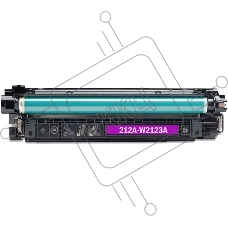 Картридж лазерный G&G 212A GG-W2123A пурпурный (4500стр.) для HP Color LJ M554/M555/578 Enterprise