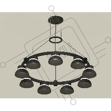 Светильник Ambrella light XR92051701/9 SBK/FR черный песок/белый матовый GX53 (A9205, C9242, N8141)