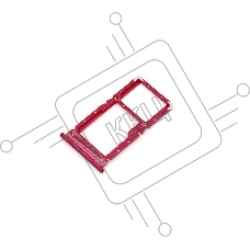 Лоток для SIM-карты Xiaomi Redmi Note 6 красный