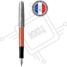 Ручка перьевая Parker Sonnet Essentials SB F545 (CW2169228) LaqOrange CT F сталь нержавеющая подар.кор.