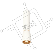 Светильник Ambrella Light XP1122030 SWH/PYG белый песок/золото желтое полированное MR16 GU5.3 (A2301,C6355,A2062,C1122,N7034)