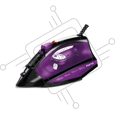 Утюг Centek CT-2355 VIOLET 2500Вт, керамическ подошва, 270мл, паровой удар, самоочистка, капля-стоп
