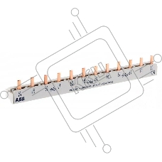 Разводка шинная 3ф PS3/12(PIN) 63A ABB 2CDL230001R1012