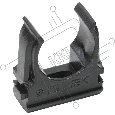 Держатель с защёлкой CF16 IEK черный CTA10D-CF16-K02-100