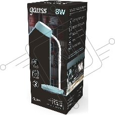 Светильник настольный Qplus модель GTL602 8W 600lm 4000K 170-265V бирюзовый диммируемый LED 1/8