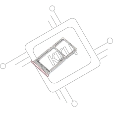 Лоток для SIM-карты Xiaomi Redmi Note 6 розовый