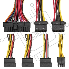 Блок питания 350W ExeGate F350S (Flex ATX, for ITX case, 4cm fan, 24pin, (4+4)рin, 3xSATA, 2xIDE)