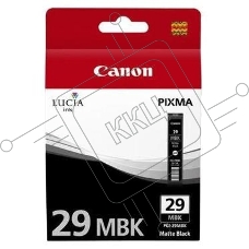 Картридж струйный Canon PGI-29MBK (4868B001) черный (36 мл) для Canon Pixma Pro 1