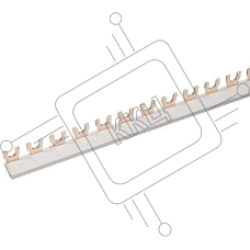Шина соединительная FORK вилка 1п (дл.1м) ИЭК YNS11-1-063
