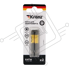 Бита для шуруповерта KRANZ Torx T40х50 мм (2 шт./уп.)