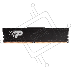 Оперативная память Patriot Signature Premium, DDR4, 32GB (1x32 GB), 2666 MHz, CL19, DIMM, радиатор, чёрный