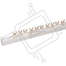 Шина соединительная Iek YNS11-3-100 типа FORK (вилка) 3Р 100А (дл.1 м) ИЭК