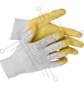 Перчатки с одинарным латексным обливом STAYER PROTECT, размер S-M