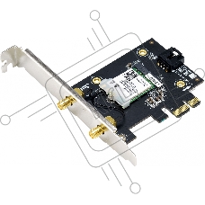 Сетевой адаптер ASUS PCE-AX1800 WIFI 802.11ax, 2402 + 574Mbpsб PCI-E Adapter, 2 антенны; 90IG07A0-MO0B00