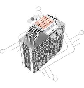 Кулер для процессора ID-Cooling SE-225-XT BASIC Soc-AM5/AM4/1151/1200/2066/1700 4-pin 15-35dB Al+Cu 220W 950gr Ret