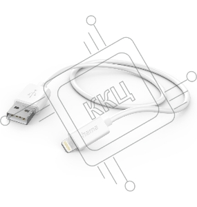 Кабель Hama H-201579 00201579 USB (m)-Lightning (m) 1м белый