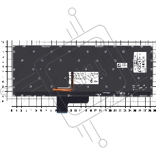 Клавиатура для ноутбука Lenovo IdeaPad Yoga 2 13 ST1C3B черная с подсветкой