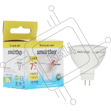 Лампа светодиодная диммер Smartbuy-Gu5D_3-07W/3000
