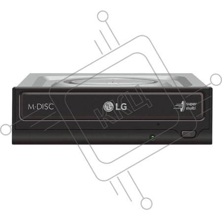 Оптический привод DVD-RW LG GH24NSD5 (SATA, внутренний, черный) OEM