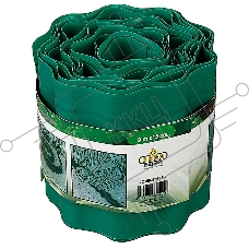 Лента бордюрная RACO, цвет зеленый, 10см х 9 м
