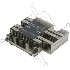Радиатор для серверного процессора Supermicro SNK-P0067PD, алюминий, 140 Вт, LGA 3647, Square ILM, высота 1U