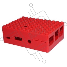 Корпус RA183 red для микрокомпьютера Raspberry Pi 3 ACD Red ABS Plastic Building Block case for Raspberry Pi 3