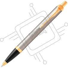 Ручка шариковая Parker IM Core K321 (CW1931670) Brushed Metal GT M син. черн. подар.кор.