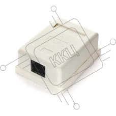 Розетка GEMBIRD NA212 RJ-45 кат.5e внешняя 1 порт, 110&Krone