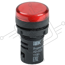 Арматура светосигнальная AD-22DS 24В AC/DC красн. ИЭК BLS10-ADDS-024-K04