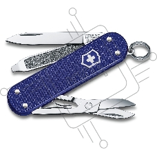 Нож перочинный Victorinox Classic Night Dive (0.6221.222G) 58мм 7функц. карт.коробка