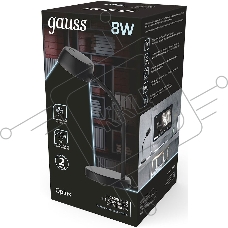 Светильник настольный Qplus модель GTL601 8W 600lm 4000K 170-265V черный диммируемый LED 1/8