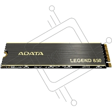Накопитель SSD ADATA LEGEND 850, 1Tb, PCIe 4.0 x4, M.2 2280, NVMe, R/W 5000/4500, с радиатором