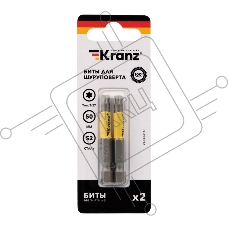 Бита для шуруповерта KRANZ Torx T27х50 мм (2 шт./уп.)