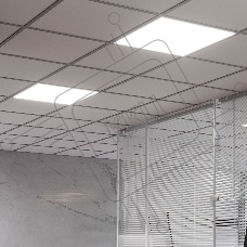 Светильник Gauss MiR IP40 встр/накл 595*595*50мм 35Вт 3500лм 6500К призма